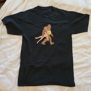 Sasquatch Bigfoot with Doll t shirt